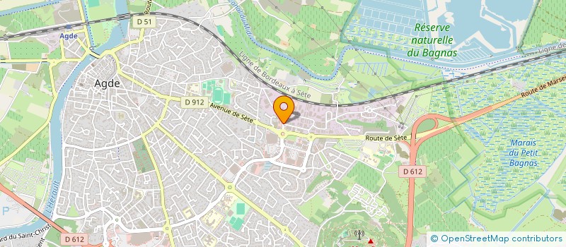 localisation de l'entreprise LES EXPERTS DU MATELAS à AGDE