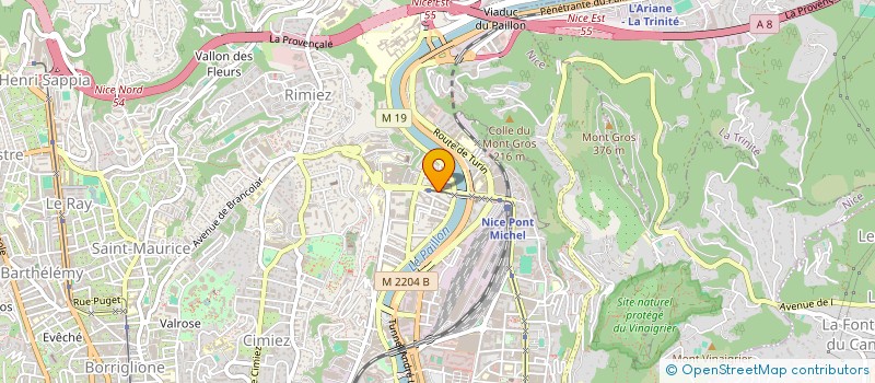 localisation de l'entreprise LES EXPERTS DU NET à NICE