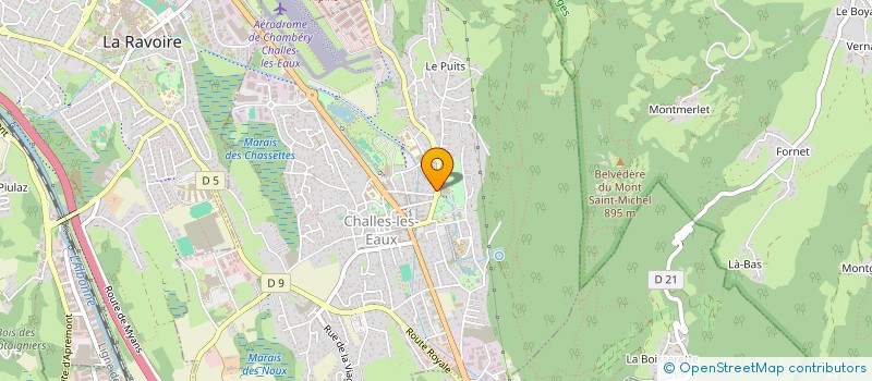 localisation de l'entreprise LES EXPERTS EN AFFAIRES  CHALLES-LES-EAUX