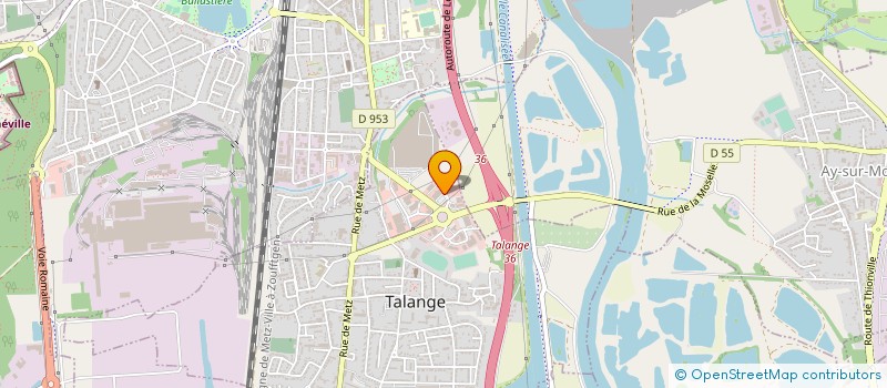 localisation de l'entreprise LES EXPERTS MENUISERIES à TALANGE