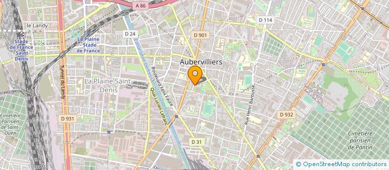 localisation de l'entreprise LES EXPERTS PARISIENS à PANTIN