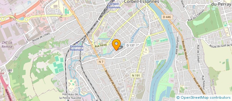 localisation de l'entreprise LES EXPERTS RENOV ET DECOR à CORBEIL-ESSONNES
