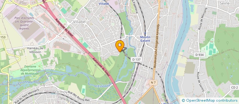 localisation de l'entreprise LES EXPERTS RENOVATION DECORATION AGENCEMENT AMENAGEMENT  VILLABE