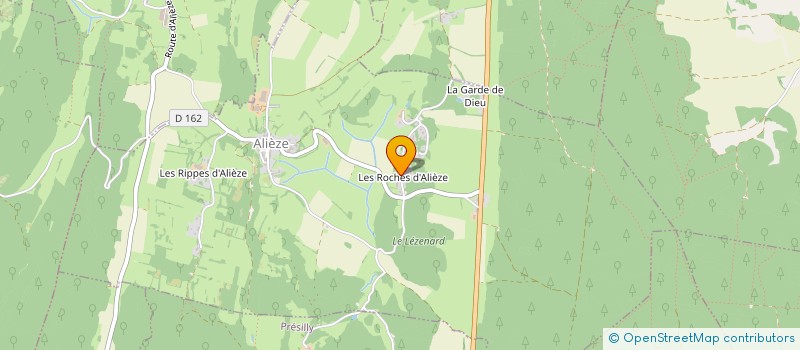 localisation de l'entreprise LES EXPERTS UNIS - SERVICES AUX PARTICULIERS  ALIEZE