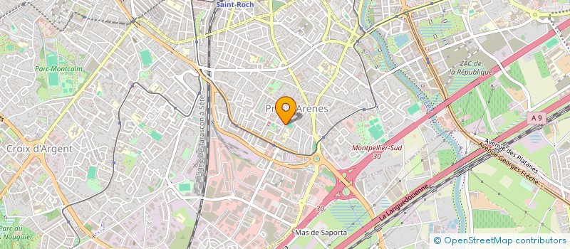 localisation de l'entreprise LES EXPLORACORPS à MONTPELLIER
