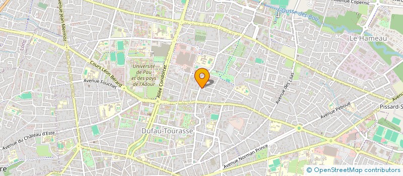 localisation de l'entreprise LES EXPLORATEURS à PAU