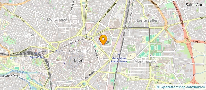 localisation de l'entreprise LES EXPLORATEURS à DIJON