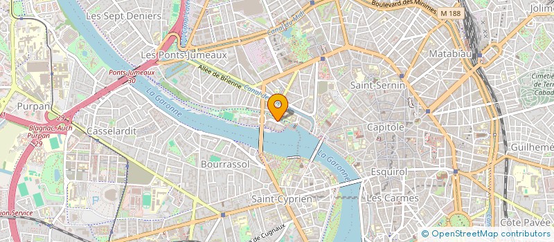 localisation de l'entreprise LES EXPLORATEURS à TOULOUSE