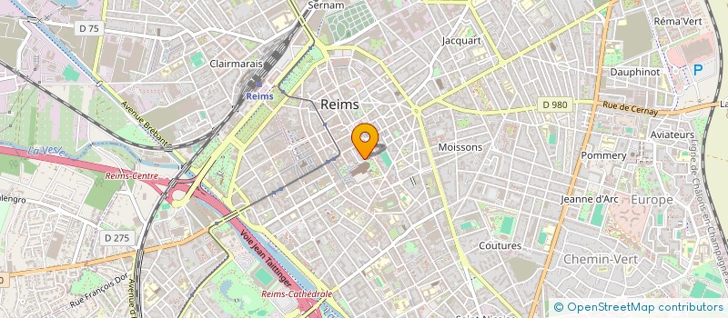 localisation de l'entreprise LES EXPLORATEURS  REIMS