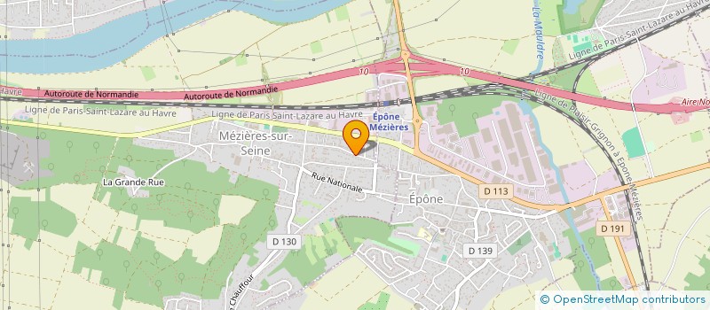 localisation de l'entreprise LES EXPLORATEURS  MEZIERES-SUR-SEINE