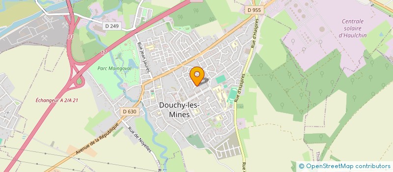 localisation de l'entreprise LES EXPLORATEURS DU QUOTIDIEN à DOUCHY-LES-MINES