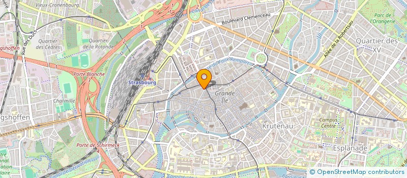 localisation de l'entreprise LES EXPOGRAPHES à STRASBOURG