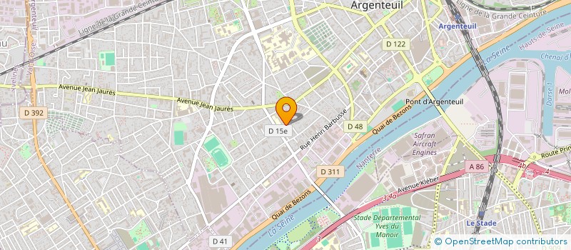 localisation de l'entreprise LES EXPRESSIONNISTES à ARGENTEUIL