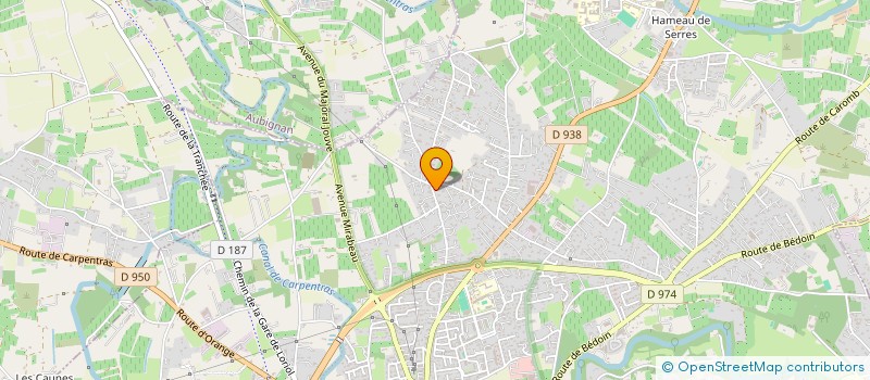 localisation de l'entreprise LES EXQUERTS HP  CARPENTRAS