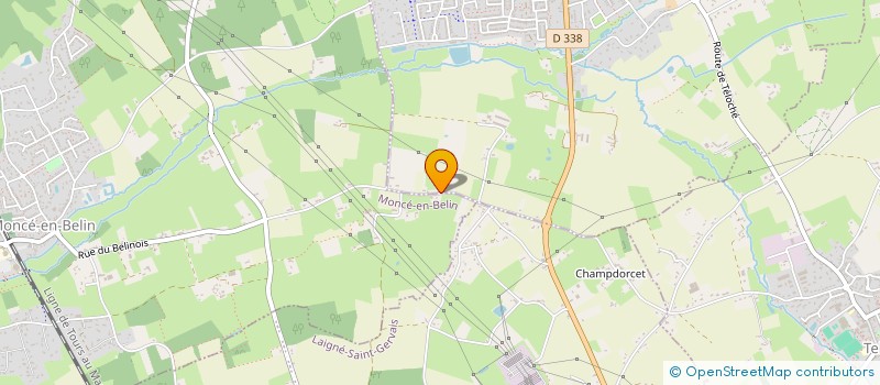 localisation de l'entreprise LES EXTERIEURS DU BELINOIS  MULSANNE