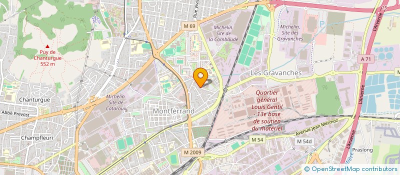 localisation de l'entreprise LES F.E.E.S ( FAIRE EPANOUIR PAR L'EVEIL ET LA SOCIALISATION )  CLERMONT-FERRAND