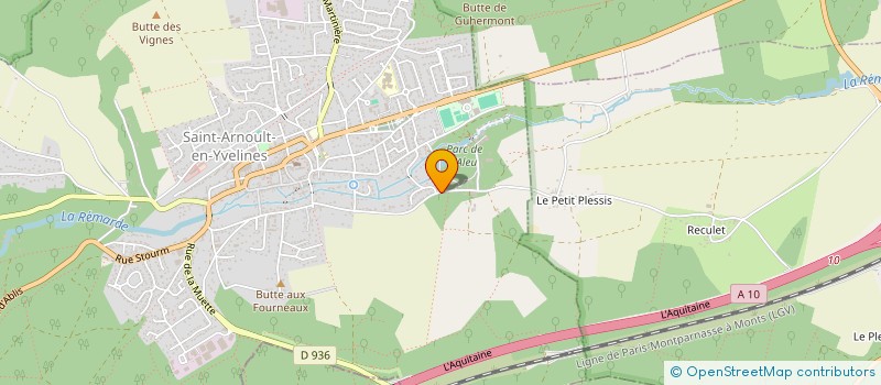 localisation de l'entreprise LES F-G  SAINT-ARNOULT-EN-YVELINES