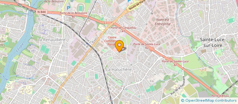 localisation de l'entreprise LES FABLIAUX DE BARRATE à NANTES