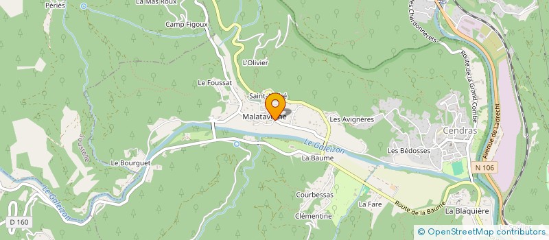 localisation de l'entreprise LES FABRICANTES  CENDRAS