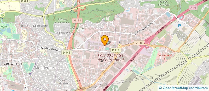 localisation de l'entreprise LES FABRICANTS DE MATERIEL MEDICAL F.M.M. à LES ULIS