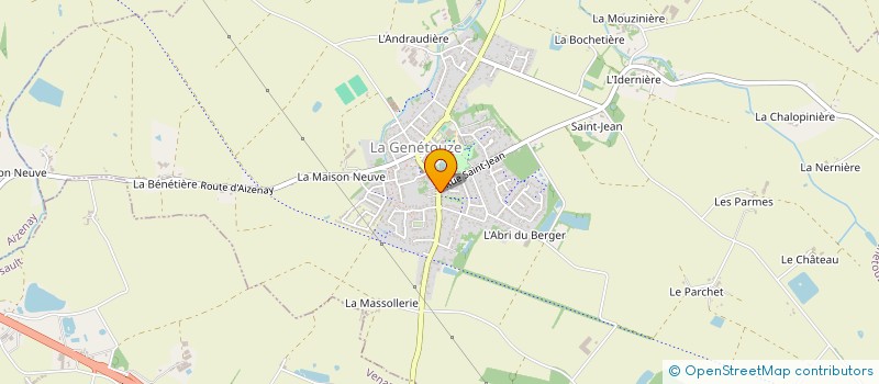 localisation de l'entreprise LES FABULEUSES à LA GENETOUZE