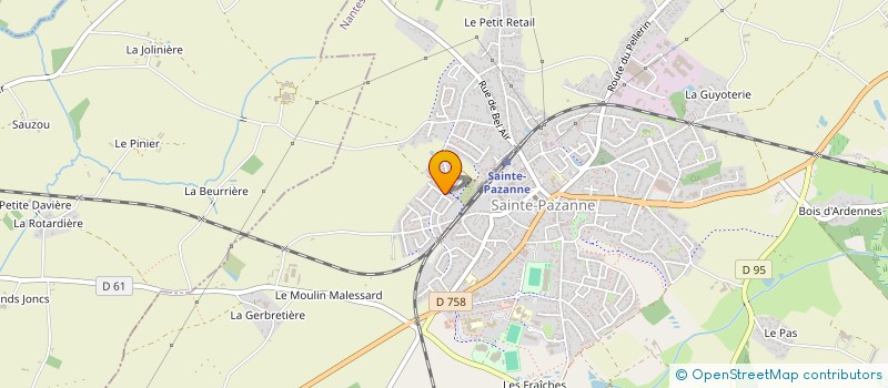 localisation de l'entreprise LES FABULEUSES EVENTS à SAINTE-PAZANNE