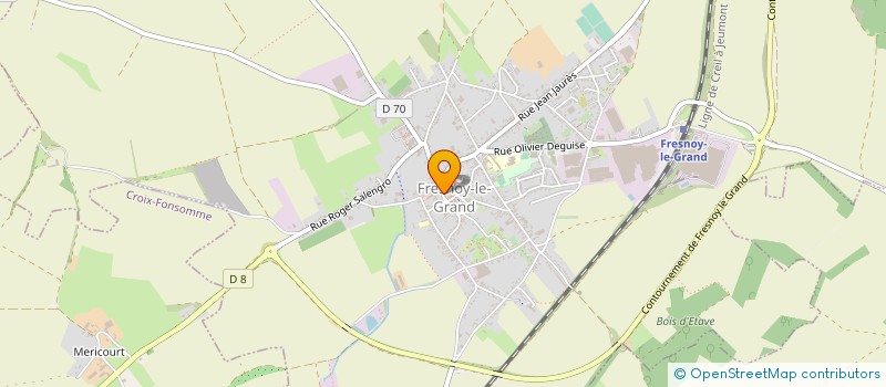 localisation de l'entreprise LES FABULEUX FRESNOYSIENS à FRESNOY-LE-GRAND