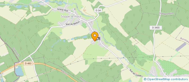 localisation de l'entreprise LES FACADES DE KARA  MULHOUSE