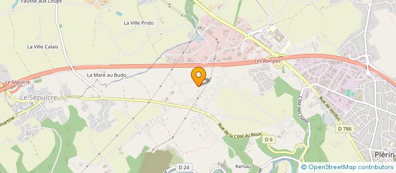 localisation de l'entreprise LES FACADIERS D'ARMOR  PLERIN