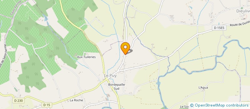 localisation de l'entreprise LES FACADIERS MONSEGURAIS  SAINT-VIVIEN-DE-MONSEGUR