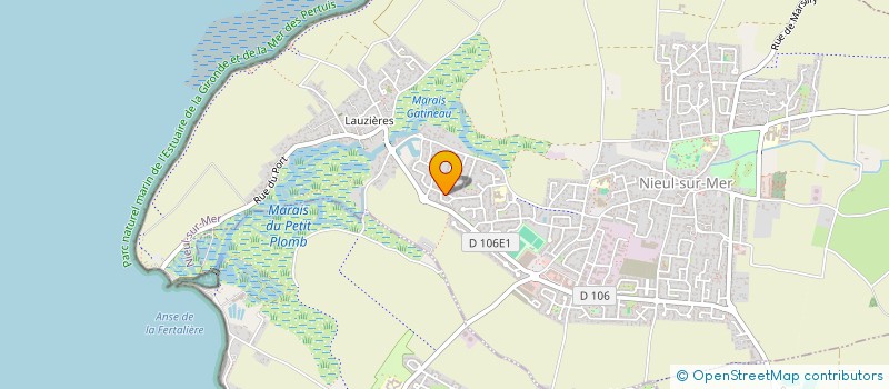 localisation de l'entreprise LES FADAS D'OHANA  NIEUL-SUR-MER