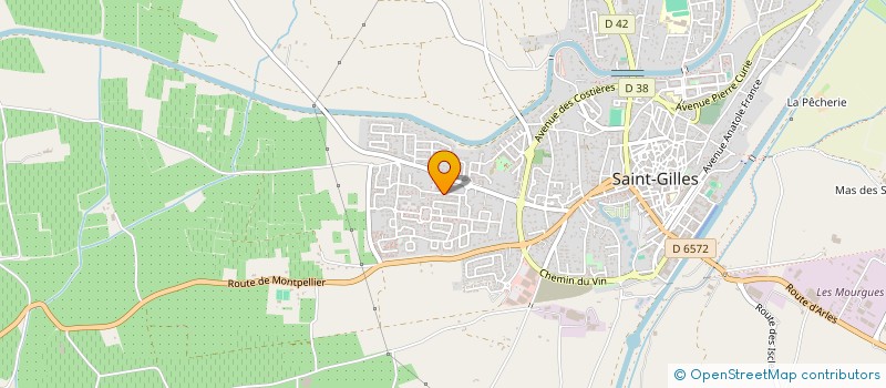 localisation de l'entreprise LES FADAS DE LA MONTAGNE  SAINT-GILLES