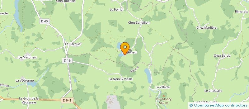 localisation de l'entreprise LES FAGOTS  SAINT-ALPINIEN