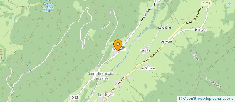 localisation de l'entreprise LES FAILLARDS  AILLON-LE-JEUNE