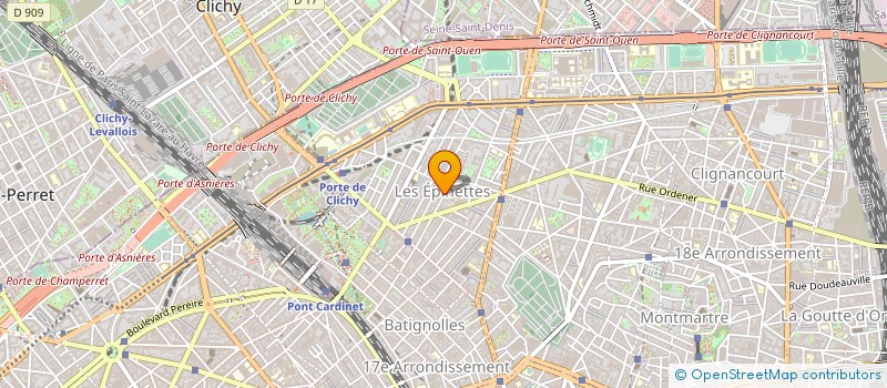 localisation de l'entreprise LES FAIRWAYS  PARIS