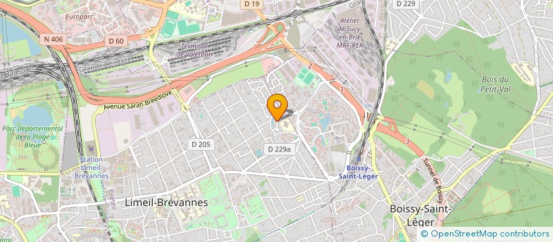localisation de l'entreprise LES FAISCEAUX à LIMEIL-BREVANNES