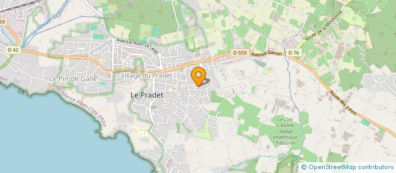 localisation de l'entreprise LES FAISEURS DE BRUIT à LE PRADET