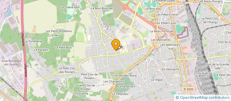 localisation de l'entreprise LES FAISEURS DE MONDES  SARAN