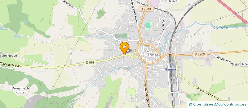 localisation de l'entreprise LES FAISEURS DE REVES à GANNAT