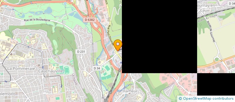 localisation de l'entreprise LES FAISEUX DE COPEAUX  HARFLEUR