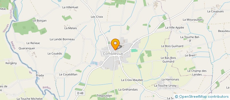 localisation de l'entreprise LES FAISOUS D'PANIERS  COMBLESSAC