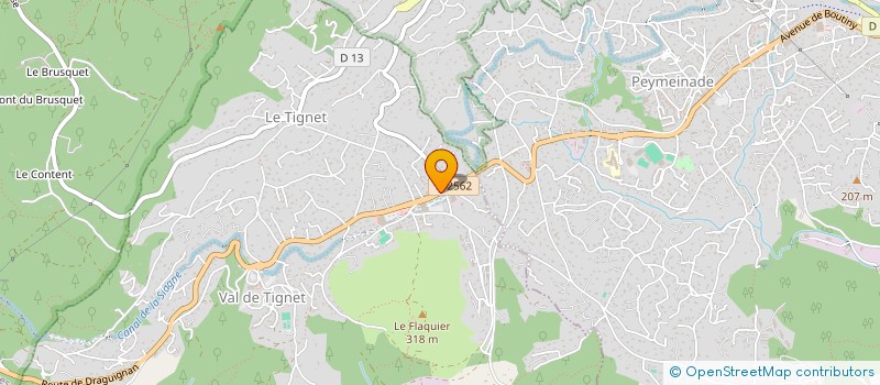 localisation de l'entreprise LES FAISSES DU TIGNET à LE TIGNET