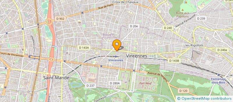 localisation de l'entreprise LES FAITS MAIN D'AUTREFOIS à VINCENNES