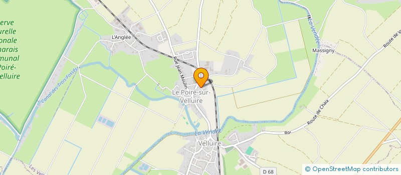 localisation de l'entreprise LES FALAISES  VIX