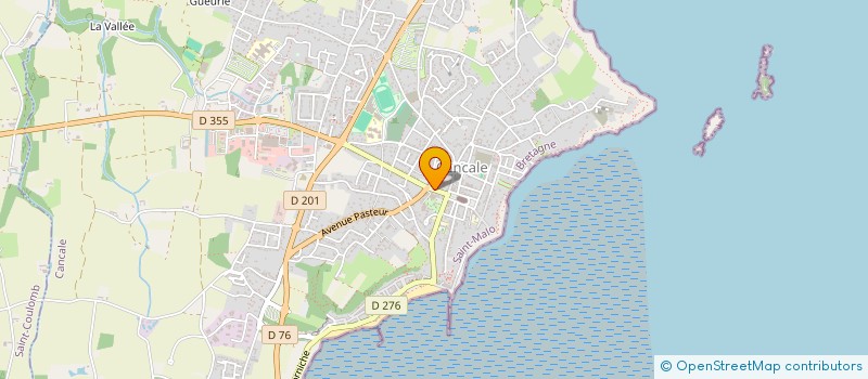 localisation de l'entreprise LES FALAISES  CANCALE