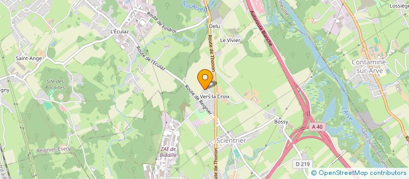 localisation de l'entreprise LES FALCO  SCIENTRIER