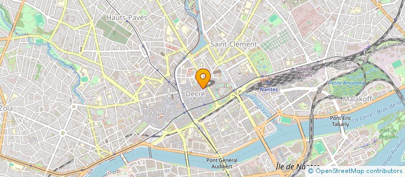 localisation de l'entreprise LES FAMEUSES à NANTES
