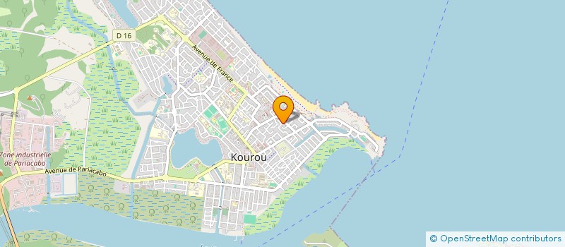 localisation de l'entreprise LES FANM DJOK DE KOUROU à KOUROU