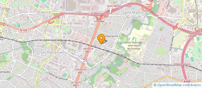 localisation de l'entreprise LES FANS DE L'EDUCATION ( FAN'EDUC ) à TOULOUSE