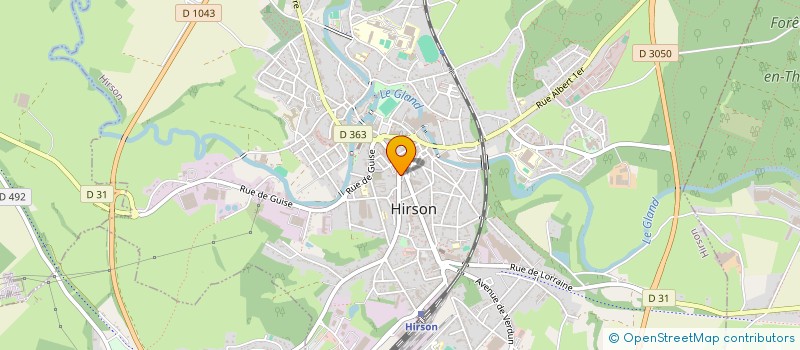 localisation de l'entreprise LES FANS DES GOUTS à HIRSON